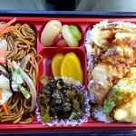 河合寿司 - 焼きそば天丼弁当　630円