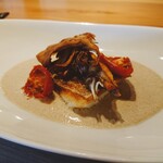 ラ キュイジーヌフランセーズ シキ - 真鯛のポワレ  エシャロットソース