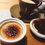 ラ キュイジーヌフランセーズ シキ - クリームブリュレ&ガトーショコラ