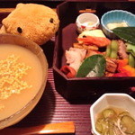 茶がゆは冷やしもあります！