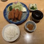 とんかつ勝 - カキフライ定食（1,815円）