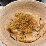 花邑 - 縮緬雑魚載せ