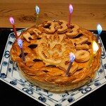 肉料理ふくなが - アップルパイ(自家製)