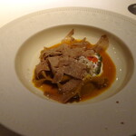 ムニ アラン デュカス - フランス産栗のコンフィ　かぼちゃ　白トリュフ