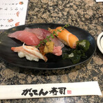Gatten Sushi - 本日のおすすめ５貫盛り。