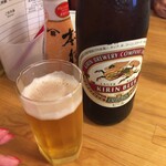 Tachizushi Yokochou - 結局瓶ビール
