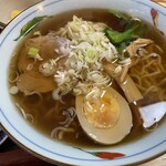 李玖 - 「ラーメン定食」（950円）のラーメンアップ