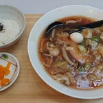 食堂 浜膳 - ランチタイムサービス麺（五目そば）