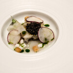 ベッラ・ヴィスタ - 蝦夷鮑/3種のカブ/キャヴィア