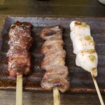 やへい - レバー、ハツ、さび焼き