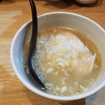 鶏心 - 鶏塩ラーメン ハーフ