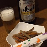 やきとりなっちゃん - 瓶ビール＆お通し