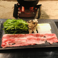 肉匠なか田 本店 - 近江牛熟成バラと野菜のしゃぶしゃぶ