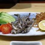 葵 - きびなご塩焼き