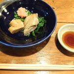 大衆割烹 三州屋 - 鮟肝はポン酢ともみじおろしで