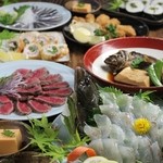 Hiroshima Shuten Douji - 広島食べ尽くしコース[5000円]広島の特産をたっぷり堪能いただけるコースとなっております。