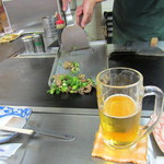 あらた - カウンターにて。