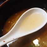麺屋大斗 - 割スープはこんなかんじ。