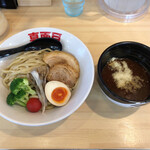 えび豚骨ラーメン 真面目 - デミグラスソースつけ麺