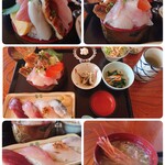 千代寿司 - 料理写真:Ａセットコラージュ