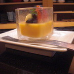 日本料理 旬菜和田 - マンゴームースがベースです。