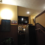 萬來行カフェ - ショップ奥の階段附近