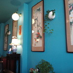 萬來行カフェ - 喫煙席ソファーから望む③