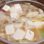 辰寿し - 鍋に具材を入れてみました～♪