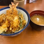 天丼てんや - 上天丼＋ほたて