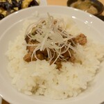 Sotobori Pairon - 「魯肉飯ルーローハン(¥100)」のアップ。