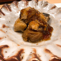 うを徳 - 岩手の秋刀魚とぬかごと梅干、明石の鯛の煮こごり