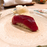 うを徳 - 大間本鮪赤身のにぎり