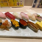 Sushi Sanrikumae - 握りのセット