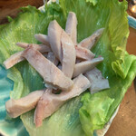 もつ焼 まるい - ガツ刺