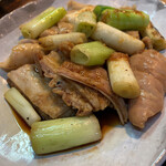 もつ焼 まるい - 白ねぎ入