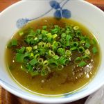 雨は、やさしく - つけ麺のつけ汁