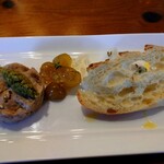 カーブドッチ - イノシシ肉のリエットCave　d'occi　スタイル