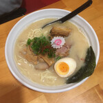 自家製麺 仁 - 濃厚塩ソバ 800円