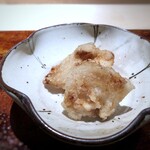 菊鮨 - ＊シャリの上には白子様、その上にはソラ子様のソースという贅沢さ。堪りませんワ。