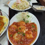 中華料理 普天 - プリプリエビチリ