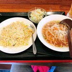 麒麟 - 叉焼炒飯＋半ラーメン650円の実質2割引