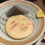 おかめ - こんにゃく　生姜天