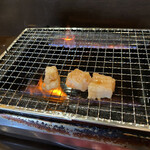 ホルモン 徳いち - 手前に置きましたよ