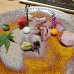 佳ら久 - ディナー  お造り