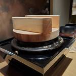 佳ら久 - ディナー 栗ご飯