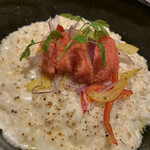 チーズとお肉の研究所 岡崎チーズラボ - 明太クリームリゾット1080円