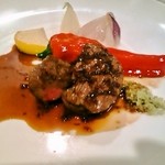 パリの朝市 - 山形牛フィレ肉の網焼き