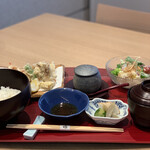 139240363 - 富山産白海老天ぷら新鮮野菜ご膳 1,800円。