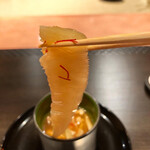 窯焼き割烹 黒泉 - イチボの柔らか煮　フカヒレ