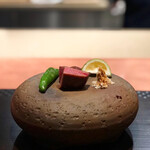 窯焼き割烹 黒泉 - 釜焼きタン